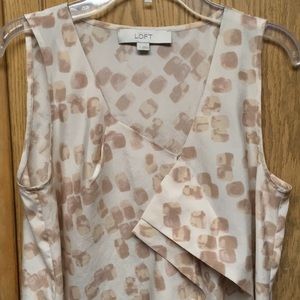 Ann Taylor LOFT Sleeveless Summer Blouse.